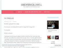 Tablet Screenshot of iamchronicallywell.com